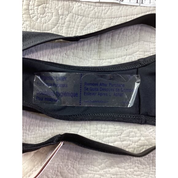 Victorias Secret Black Rhinestone Logo Brazilian Bikini Bottom*L*NWT*Retail $33 - Picture 7 of 8